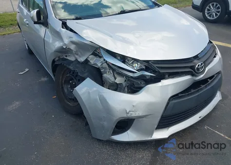 2014 Toyota Corolla Le z USA, uszkodzony, nr VIN 5YFBURHE1EP134675